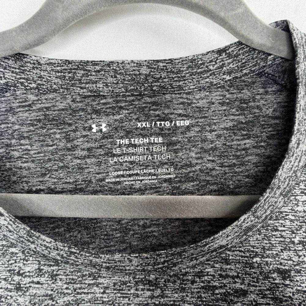 Under Armour HeatGear UA Tech Tee T-Shirt Gray 1326413 Men's 2xl